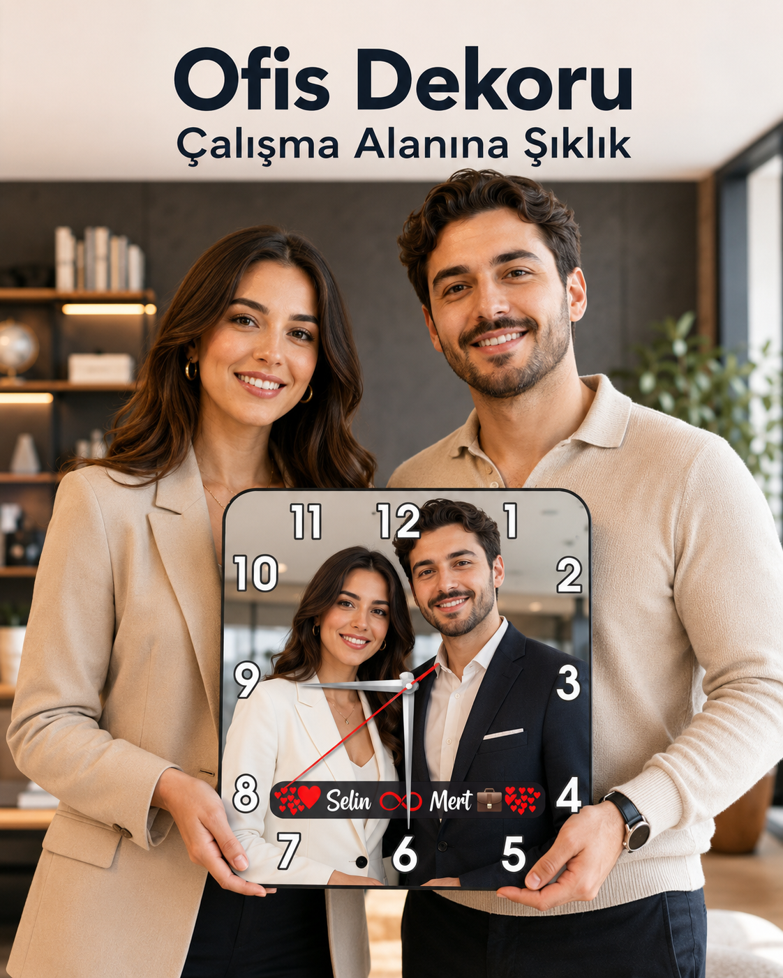 Kare Ofis Dekoru