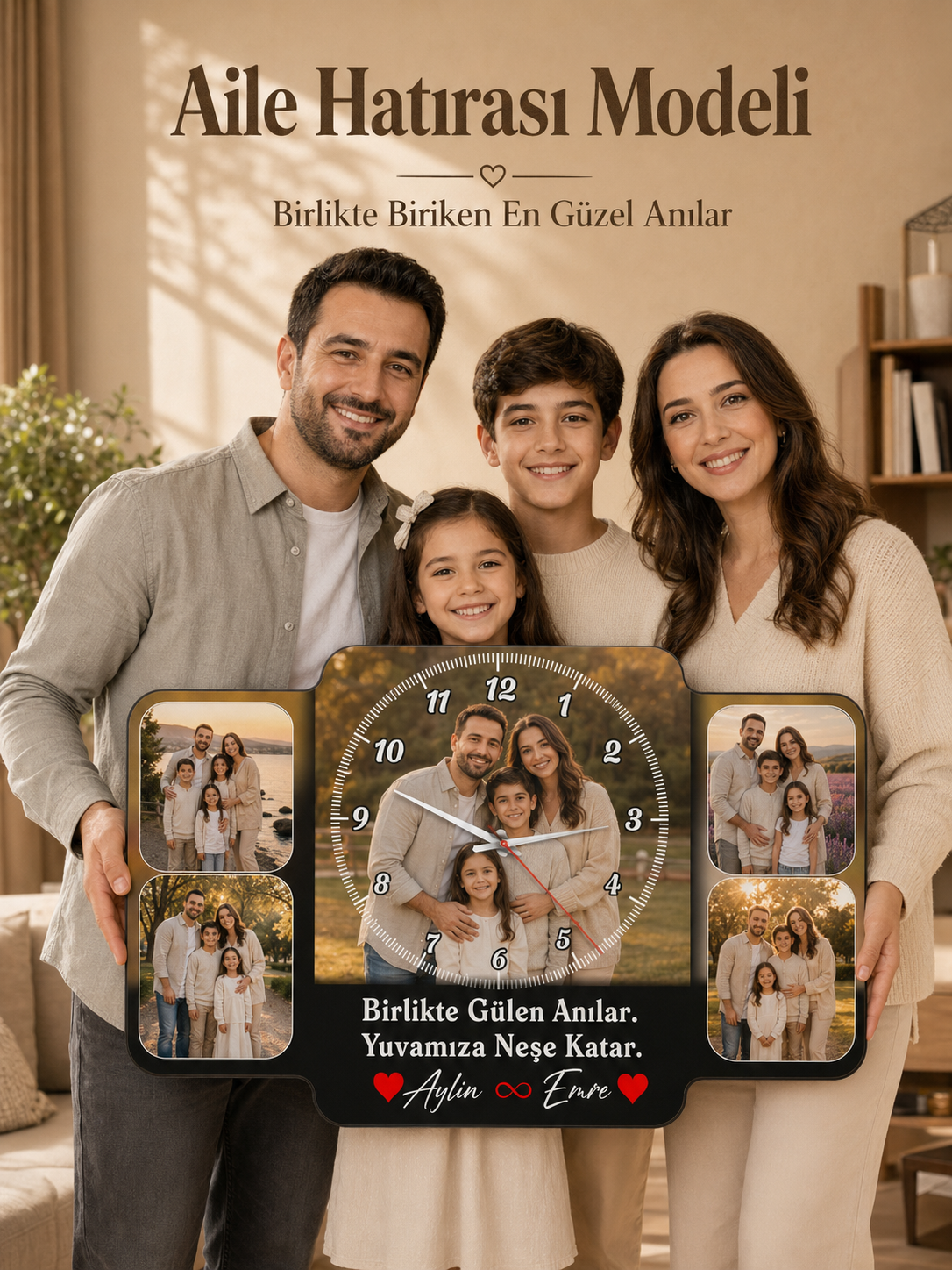 Yatay 5'li Aile Hatırası